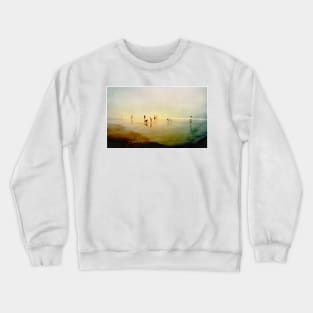 Ten People Enjoying The Beach Crewneck Sweatshirt